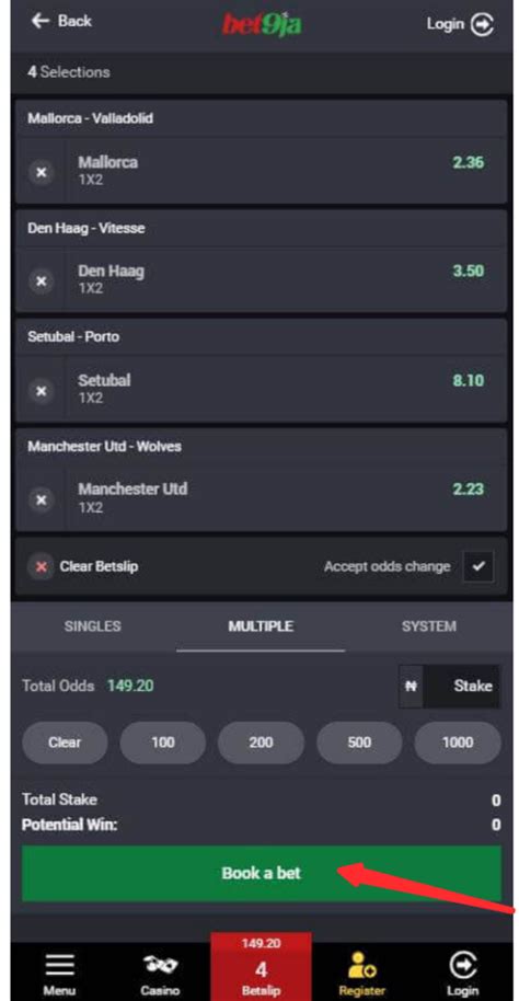 betjashop|Bet9ja: How to book and play a bet in a shop and online.